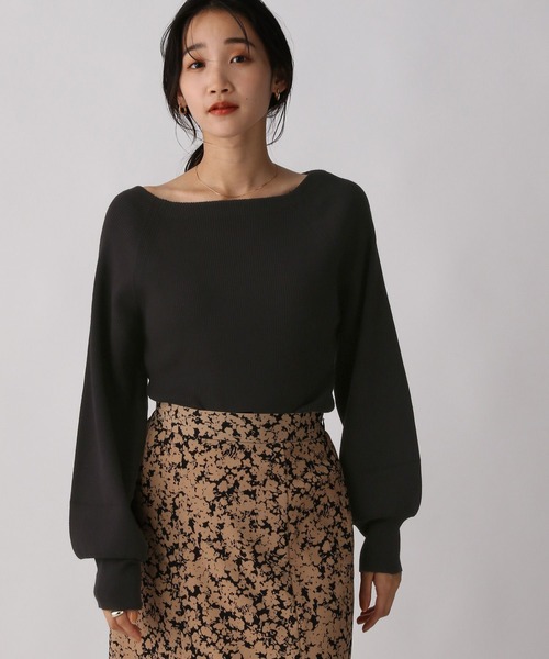 「A part by」 長袖ニット FREE ブルー レディース_画像4