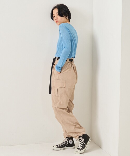 BASERANGE 「BASERANGE」 長袖カットソー SMALL ブルー