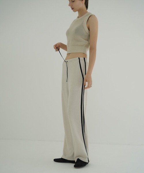 CLANE（クラネ） パンツ PILE LINE PANTS レディース : ZOZOTOWN Yahoo