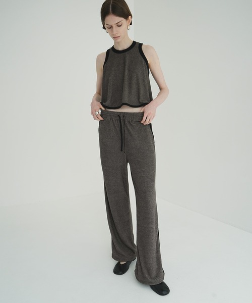 CLANE（クラネ） パンツ PILE LINE PANTS レディース : ZOZOTOWN Yahoo 