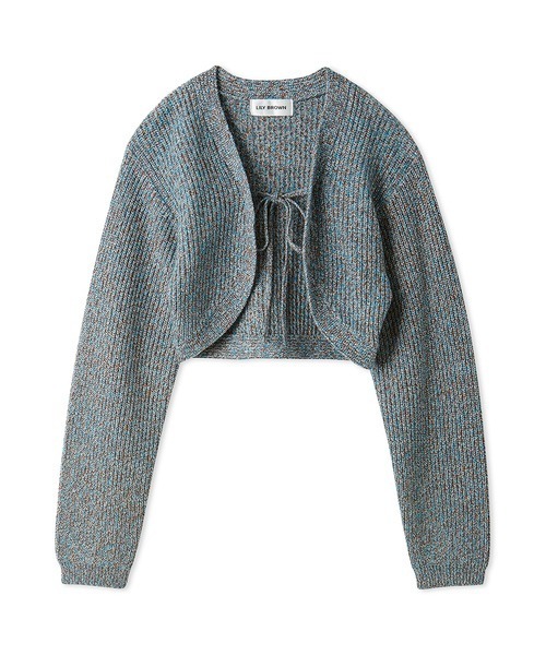 LILY BROWN 「LILY BROWN」 コンビワンピース ONE SIZE ブルー