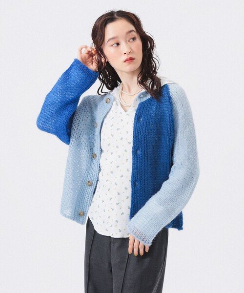 BEAMS モヘアカーディガン BEAMS PLUS（ビームス プラス）Cardigan Stretch Mohair
