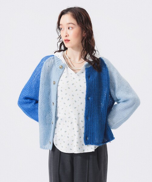 ビームス　モヘアカーディガン NEEDLES × BEAMS 別注モヘアカーディガンが国内1月2日より発売