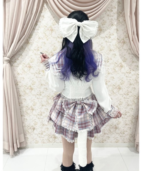 Ank Rouge（アンクルージュ） ブラウス シャツ ネコのJK制服TOPS 