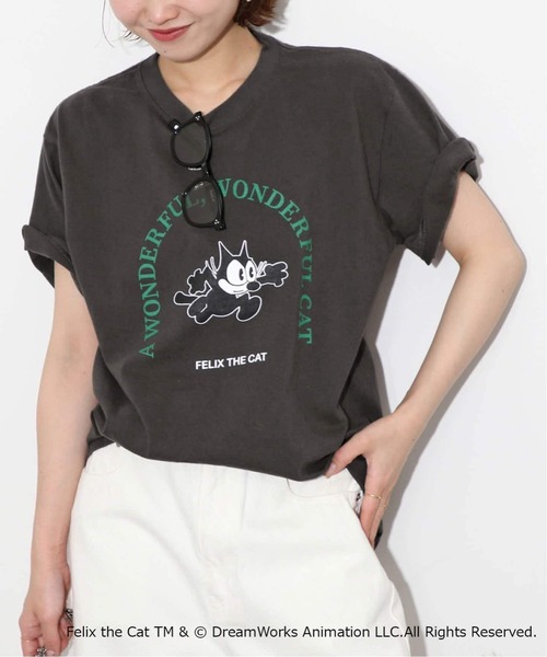 tシャツ 「WEB限定/追加4」BALMYDAYS / バルミーデイズ SLOBE別注 FELIX TEE レディース | BALMYDAY'S | 01
