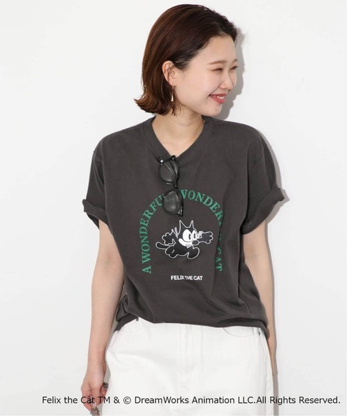 tシャツ 「WEB限定/追加4」BALMYDAYS / バルミーデイズ SLOBE別注 FELIX TEE レディース | BALMYDAY'S | 07