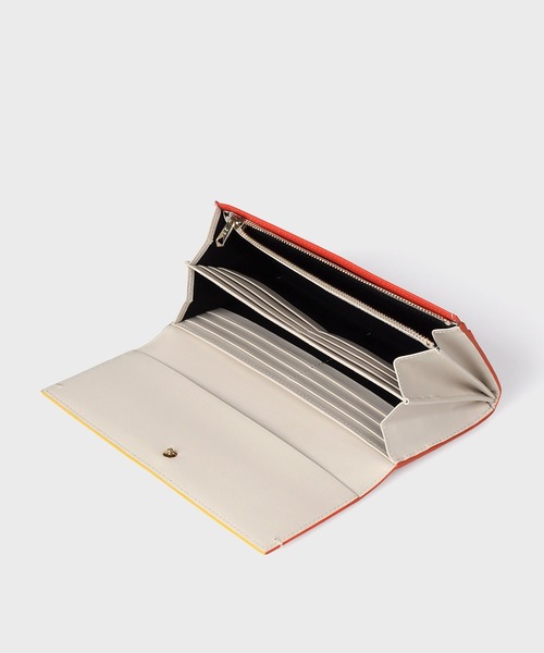 ポールスミス未使用 フォールデッドエッジ 長財布 BPS684-10 No.6 Paul Smith（ポール・スミス） 長財布 財布 カラードエッジ 長財布
