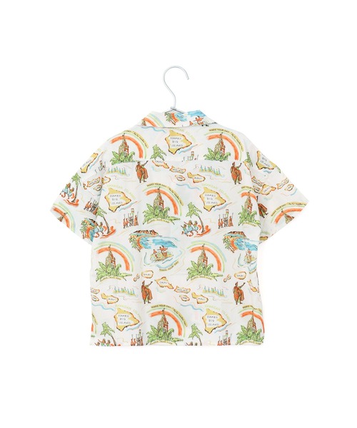 「MAKE YOUR DAY」 半袖シャツ M ベージュ メンズ_画像6