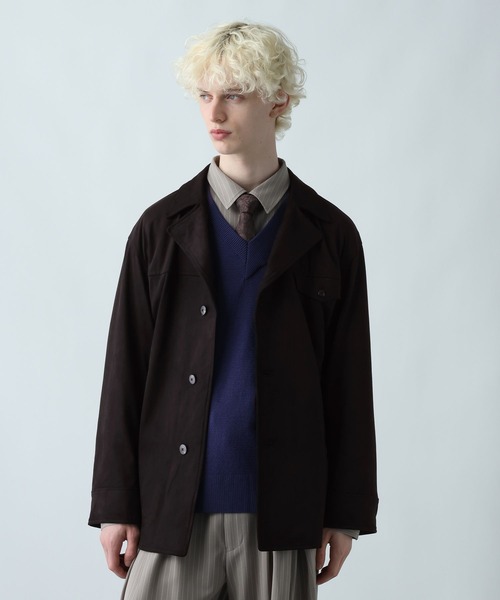HAREコート美品 HARE（ハレ） ミリタリージャケット モッズコート フェイクスウェード