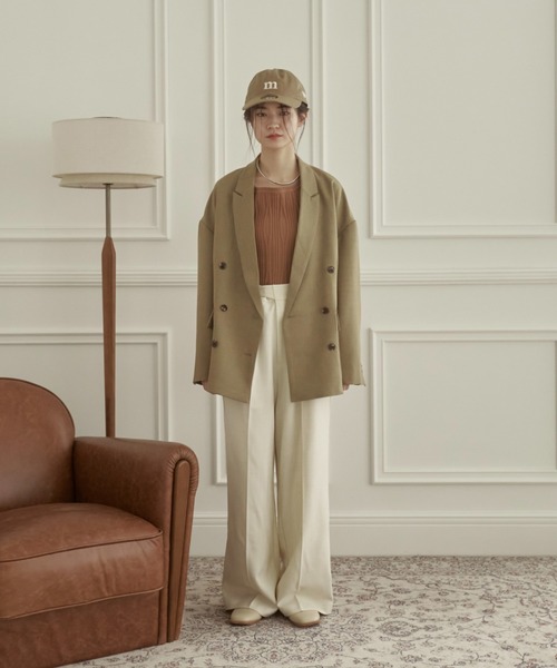 「moi tytto」 ノースリーブニット FREE ナチュラル レディース_画像3