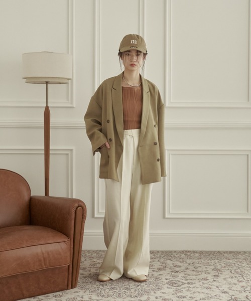 「moi tytto」 ノースリーブニット FREE ナチュラル レディース_画像5