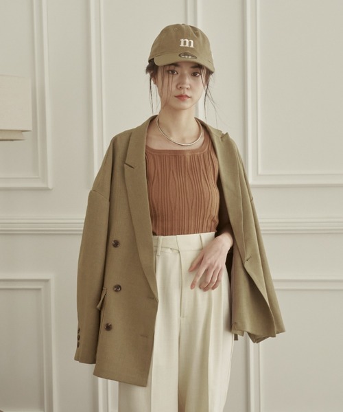 「moi tytto」 ノースリーブニット FREE ナチュラル レディース_画像6