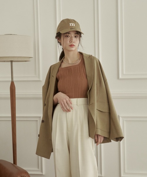 「moi tytto」 ノースリーブニット FREE ナチュラル レディース_画像9