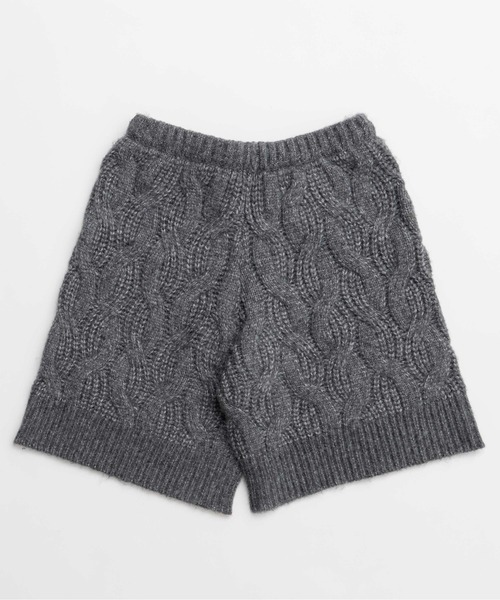MAISON SPECIAL（メゾンスペシャル） パンツ Cable Knit Shorts