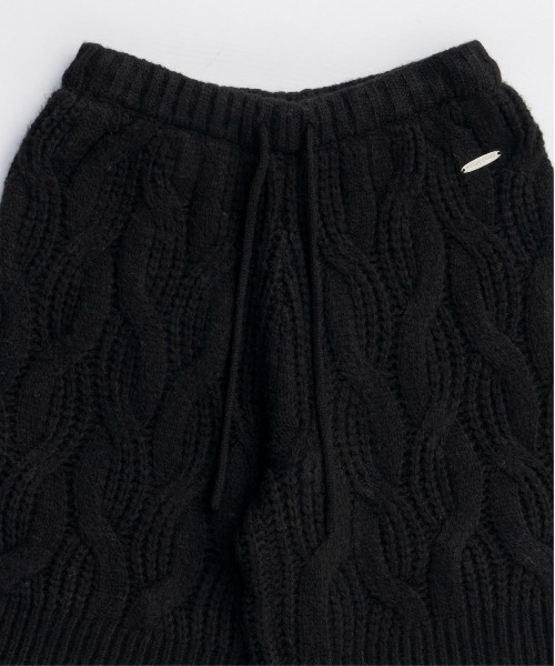 MAISON SPECIAL（メゾンスペシャル） ハーフパンツ パンツ Cable Knit