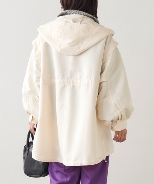 「Chaco closet」 マウンテンパーカー FREE アイボリー レディース_画像3