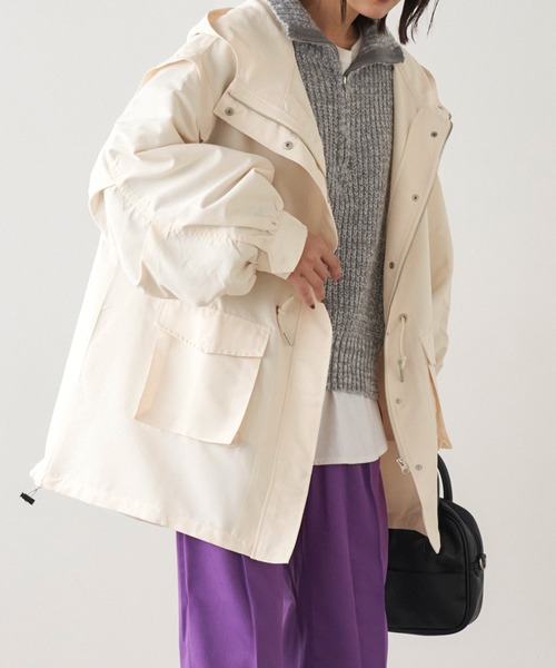 「Chaco closet」 マウンテンパーカー FREE アイボリー レディース_画像4