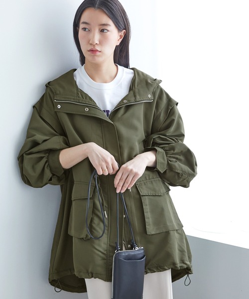 「Chaco closet」 マウンテンパーカー FREE アイボリー レディース_画像9