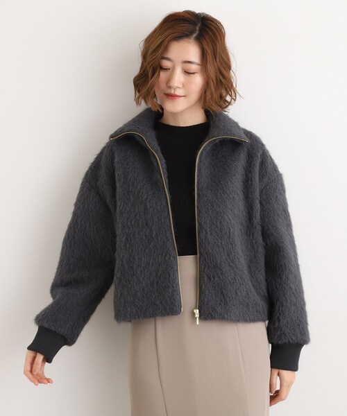 grove（グローブ） ブルゾン アウター ふんわりと包み込む、リュクスな