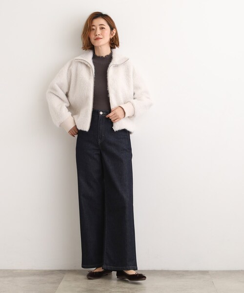 grove（グローブ） ブルゾン アウター ふんわりと包み込む、リュクスな