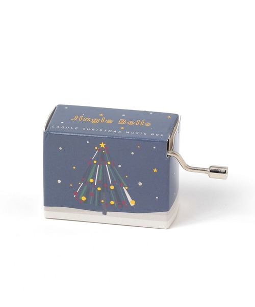 LAKOLE（ラコレ） インテリア 手回しオルゴール「jingle bellsツリー