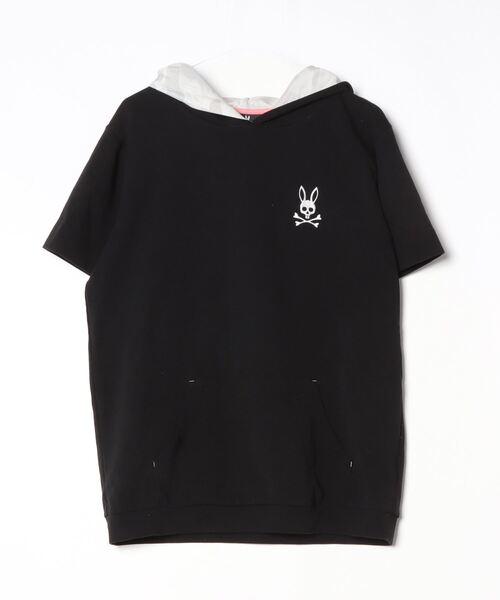 Psycho Bunny（サイコバニー） プルオーバーパーカー LARGE ブラック