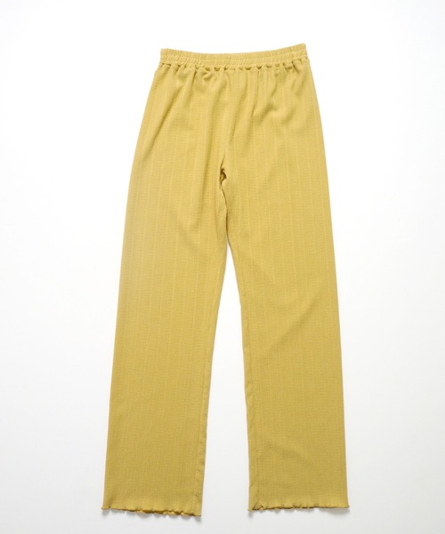 「Crisp」 イージーパンツ FREE イエロー レディース_画像7
