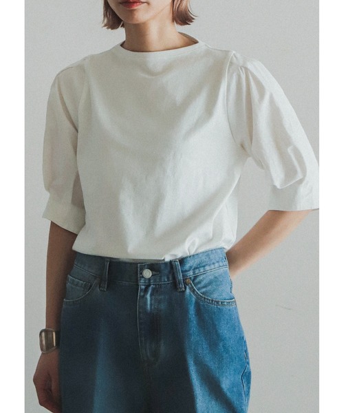 「FIL DE FER」 7分袖カットソー FREE グレー レディース_画像2