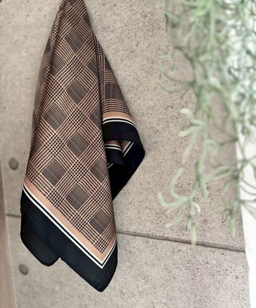 ARTIFICIAL SWEETENER スカーフ バンダナ 「 」シルクタッチ千鳥