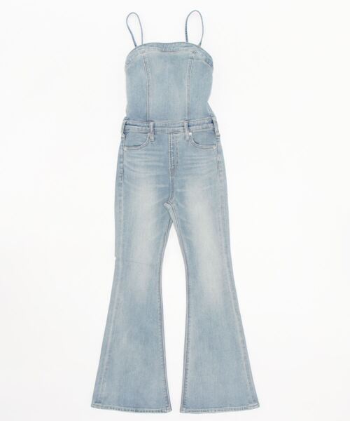 GYDA ライトブルーサロペット GYDA（ジェイダ） オーバーオール SMALL ライトブルー レディース