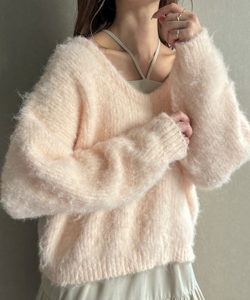 「JUNOAH」 キャミソールワンピース LARGE グレー レディース_画像4