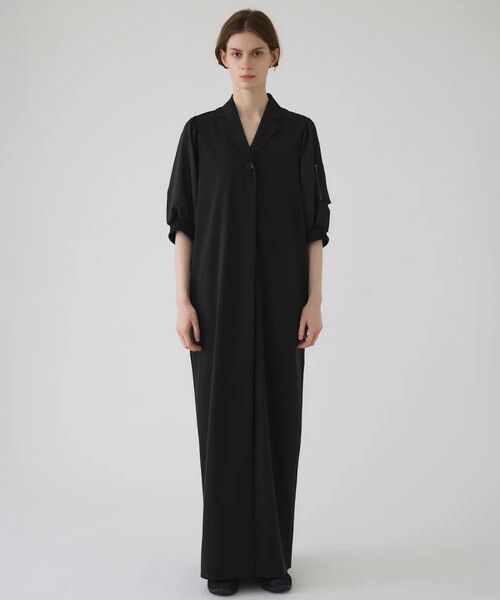 RIM.ARK ワンピース 「RIM.ARK/リムアーク」MA-1 sleeve H/S OP/エム