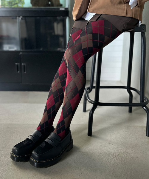 Kotoe（コトエ） タイツ アーガイル柄タイツ レディース : ZOZOTOWN