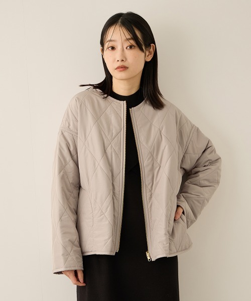 ketty（ケティ） ブルゾン アウター ファーキルトリバーシブルZIP