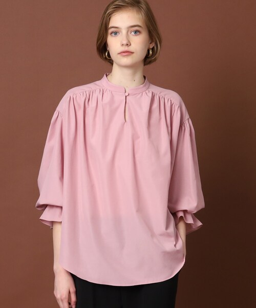 「DRESSTERIOR」 長袖ブラウス 34 グレー系その他 レディース_画像4