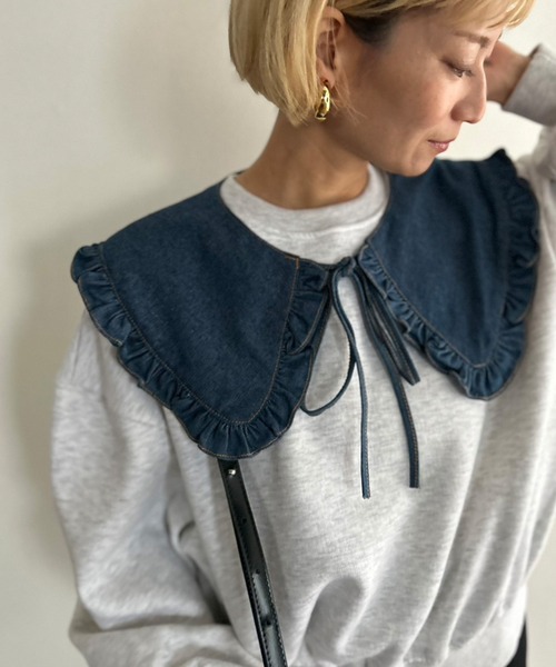 Kotoe（コトエ） つけ襟 付け襟 デニム付け襟 フリル : ZOZOTOWN Yahoo