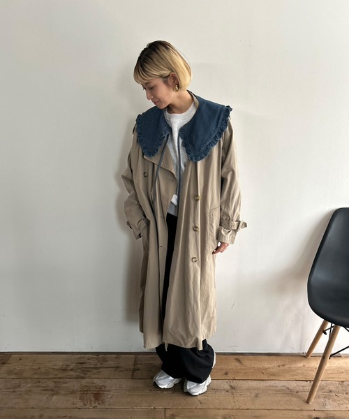 Kotoe（コトエ） つけ襟 付け襟 デニム付け襟 フリル : ZOZOTOWN Yahoo
