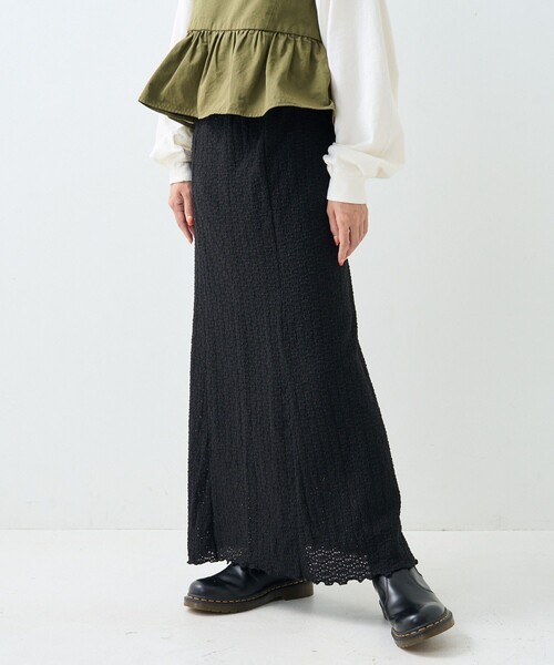 FREAK'S STORE（フリークスストア） スカート フリ- ブラック