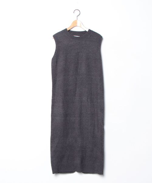 「RANDEBOO」 ニットワンピース FREE グレー レディース_画像3