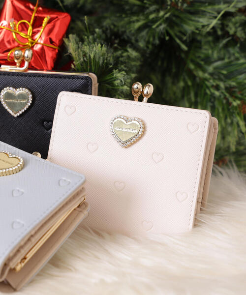 ジルスチュアート/がま口財布 フリル 新品 JILL by JILL STUART（ジルバイジルスチュアート） 二つ折り 二つ折り