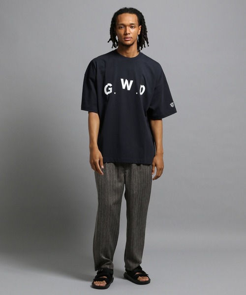 「GEORGE'S」 半袖Tシャツ LARGE ネイビー メンズ_画像6