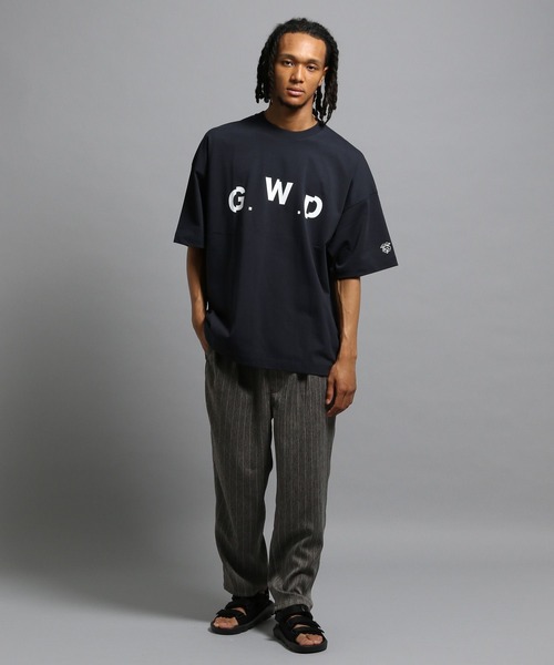 「GEORGE'S」 半袖Tシャツ LARGE ネイビー メンズ_画像9