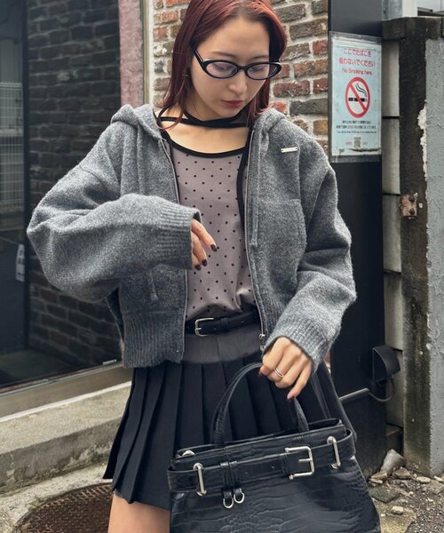 M-LINE パーカー 「mline」ニットパーカー レディース : ZOZOTOWN