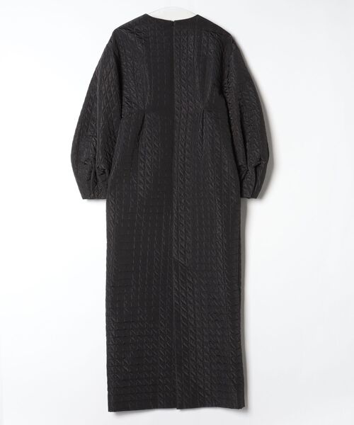 perna ブラックワンピース S/XS PERNA（ペルナ） ワンピース ギャザーキャミフリルワンピース