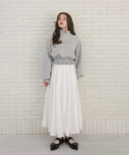 「mellowneon」 長袖カットソー FREE グレー レディース_画像8