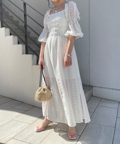 Chico（チコ） 7分袖ワンピース FREE ブラック レディース : ZOZOTOWN