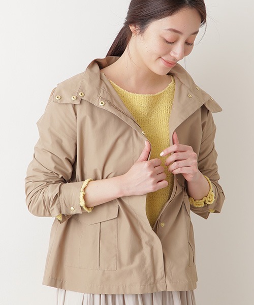 「NATURAL BEAUTY BASIC」 ブルゾン SMALL カーキ レディース_画像9