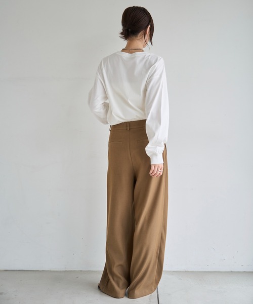 「meilmada」 スラックス SMALL アイボリー レディース_画像9