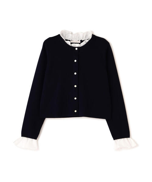 PROPORTION BODY DRESSING フリルショートカーディガン PROPORTION BODY DRESSING（プロポーションボディドレッシング