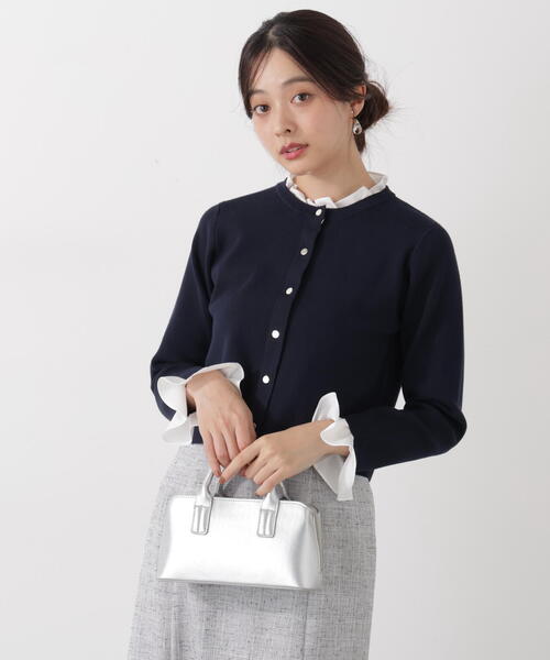 PROPORTION BODY DRESSING フリルショートカーディガン PROPORTION BODY DRESSING（プロポーションボディドレッシング